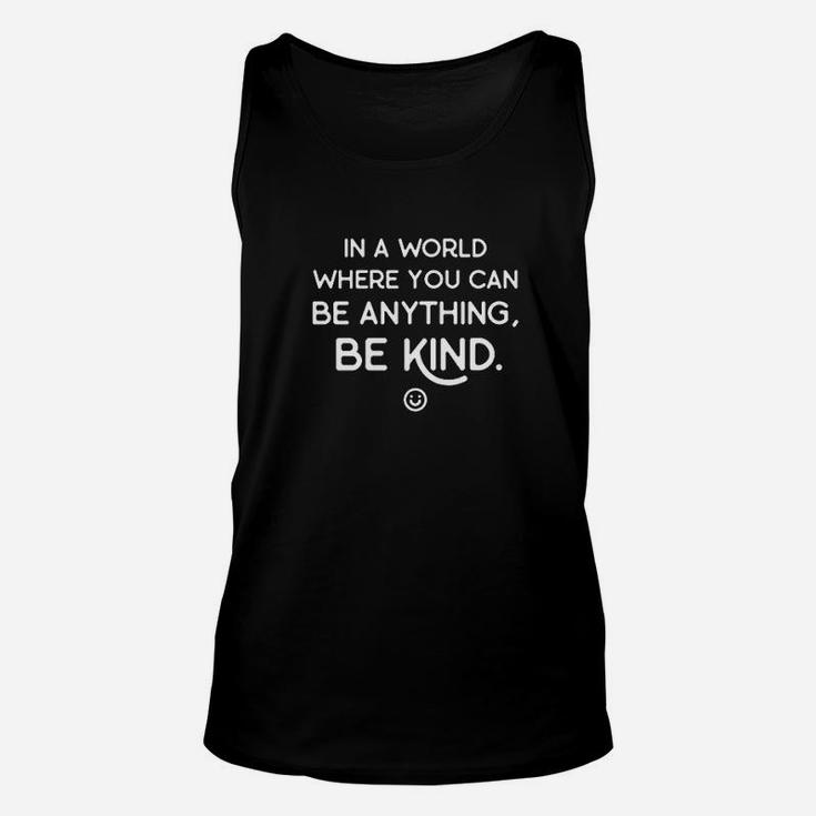 Be Kind Choose Kindness Teacher Cute No Bullies Graphic Unisex Tank Top
