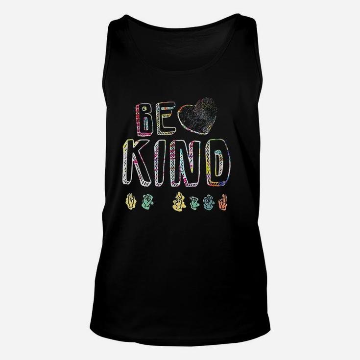 Be Kind Hand Unisex Tank Top