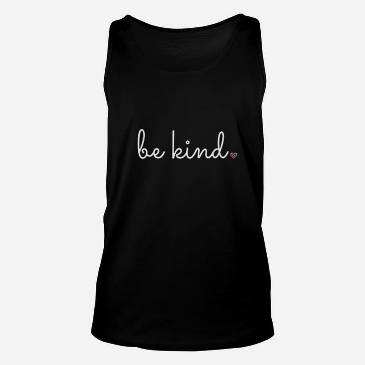 Be Kind Rainbow Heart Kindness Unisex Tank Top