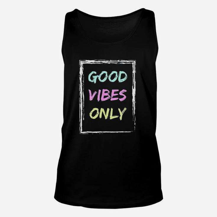 Be Positive Inspirational Quote Unisex Tank Top