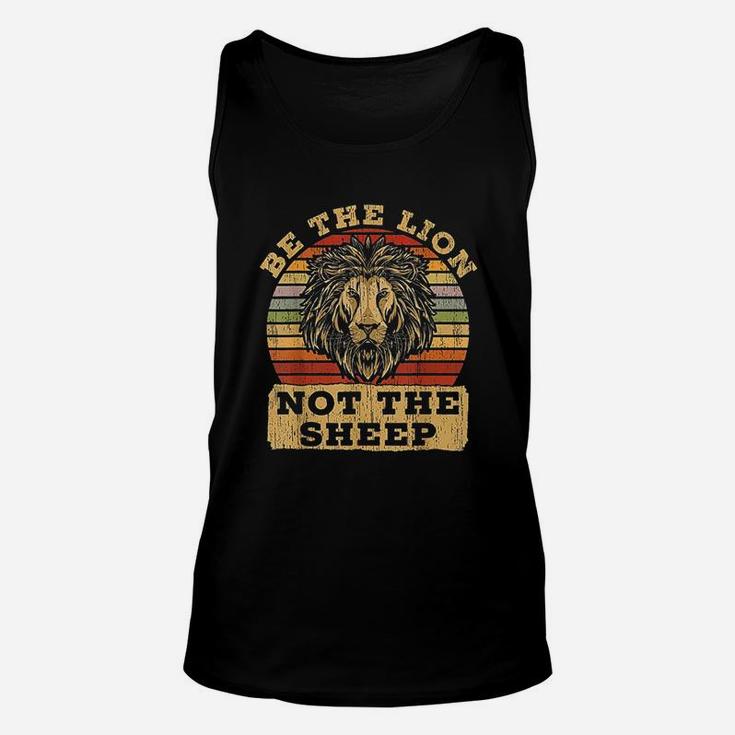 Be The Lion Not Sheep Unisex Tank Top