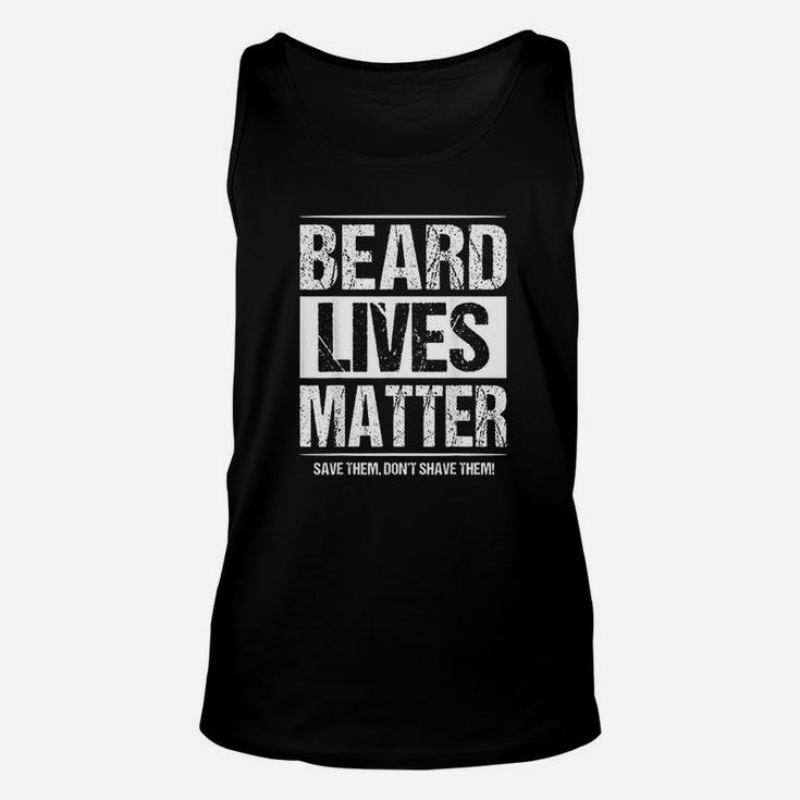 Beard Lives Matter Bearded Husband Fathers Day Gift Unisex Tank Top