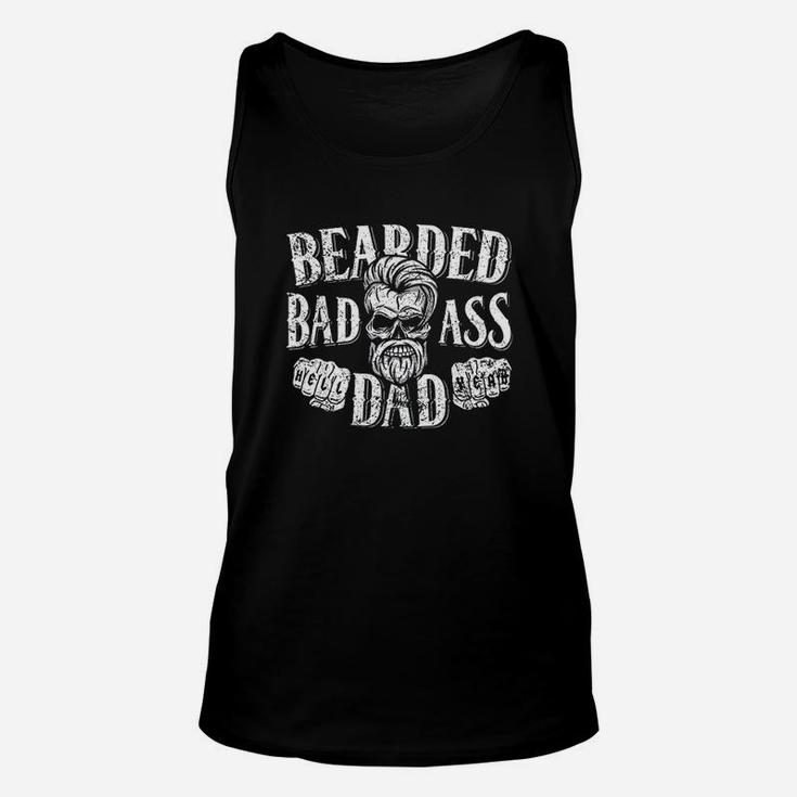 Bearded Dad  Funny Beard No Shave Unisex Tank Top