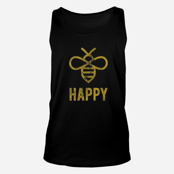 Bee Happy Unisex Tank Top