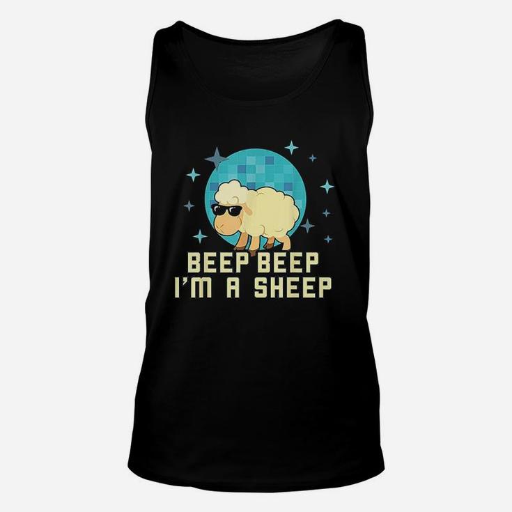 Beep Beep Im A Sheep Funny Farm Animal Unisex Tank Top