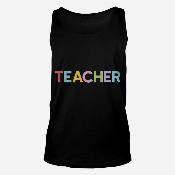 Being A Teacher | Funny 100 Days Elementary School Teachers Unisex Tank Top