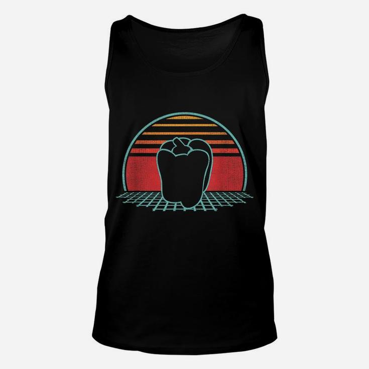 Bell Pepper Retro Vintage 80S Style Gift Unisex Tank Top