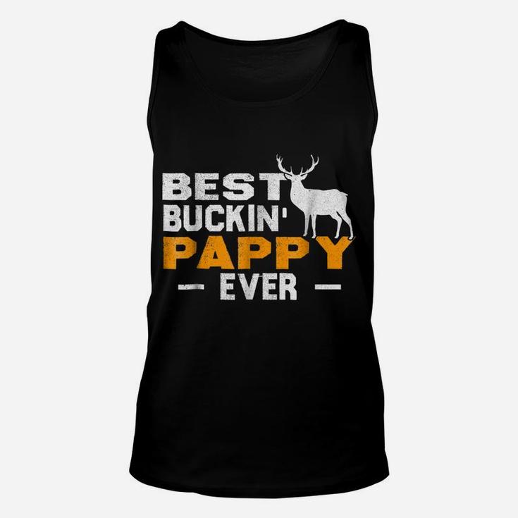 Best Buckin' Pappy Ever Shirt Deer Hunting Fathers Day Gift Unisex Tank Top