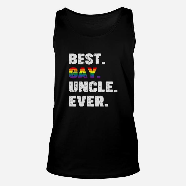 Best Gay Uncle Ever Lgbt Pride Unisex Tank Top