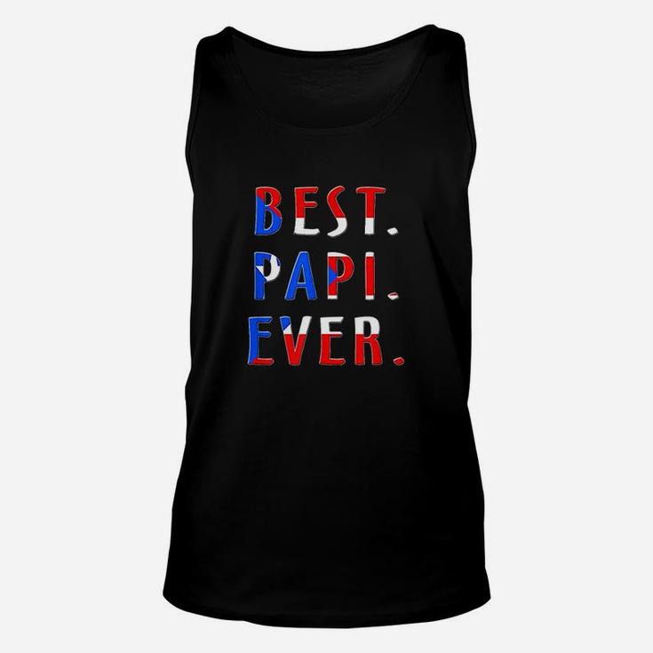 Best Papi Ever Rican Flag Unisex Tank Top