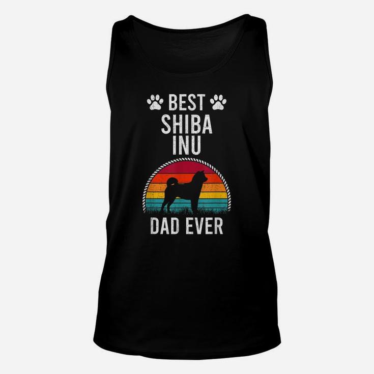 Best Shiba Inu Dad Ever Dog Lover Unisex Tank Top