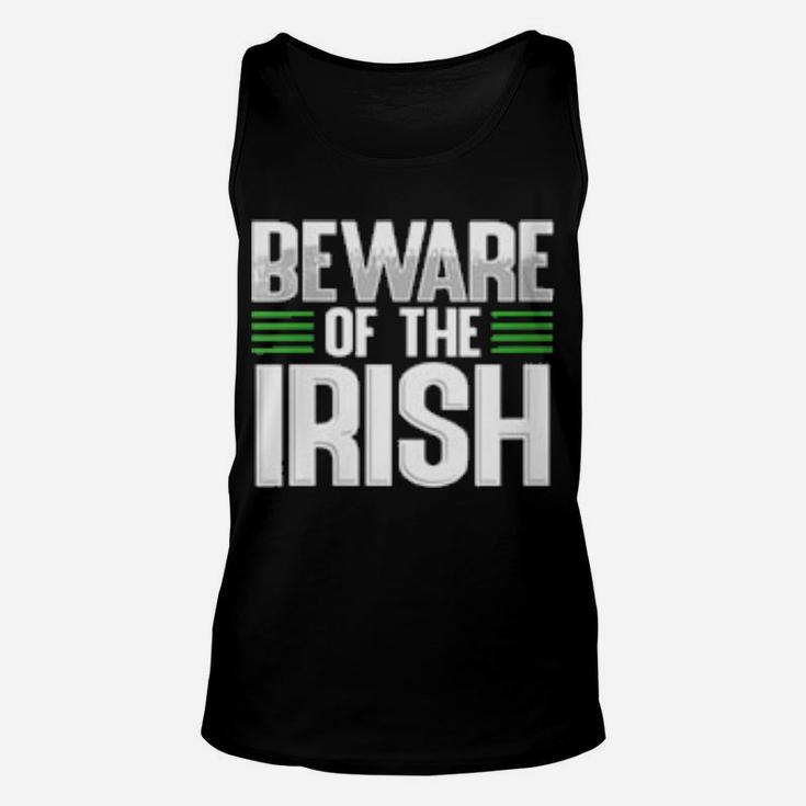 Beware Of The Irish St Patrick's Day Unisex Tank Top