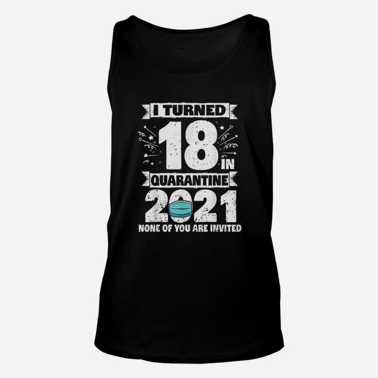Birthday I Turned 18 Years Old Unisex Tank Top