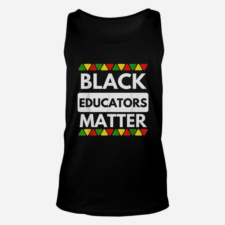 Black Educators Matter Unisex Tank Top