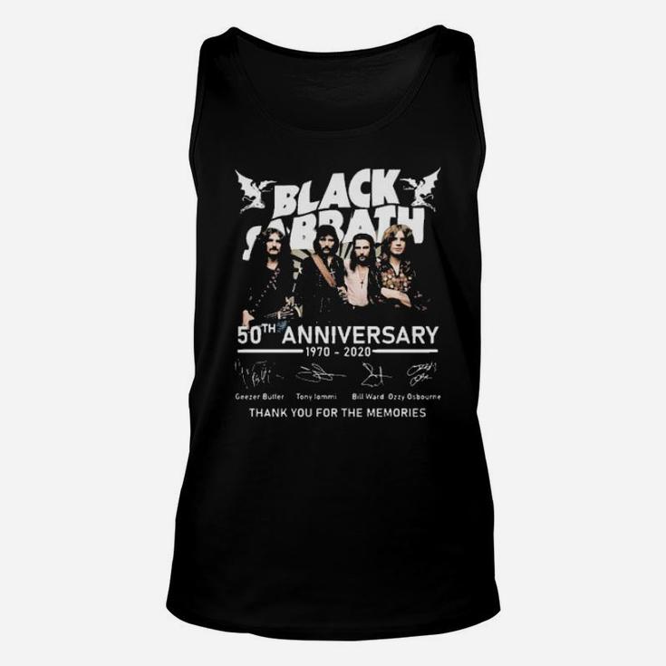 Black Is Anniversary Of 50 Years Unisex Tank Top