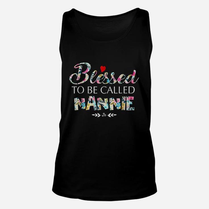 Blessed To Be Called Nannie Unisex Tank Top