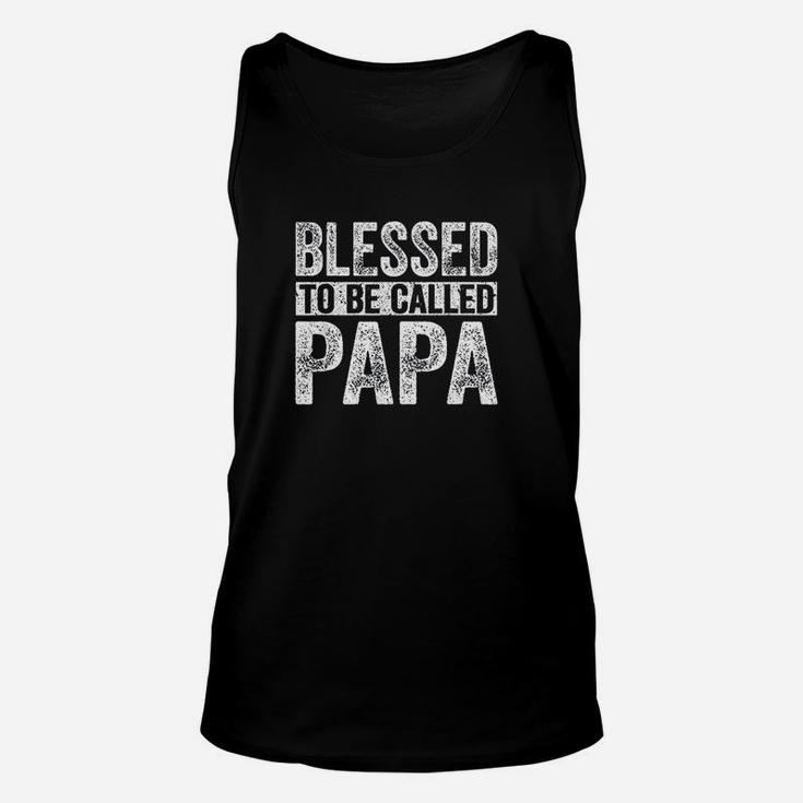 Blessed To Be Called Papa Unisex Tank Top