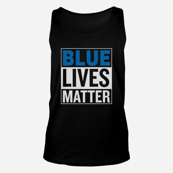 Blue Lives Matter Unisex Tank Top