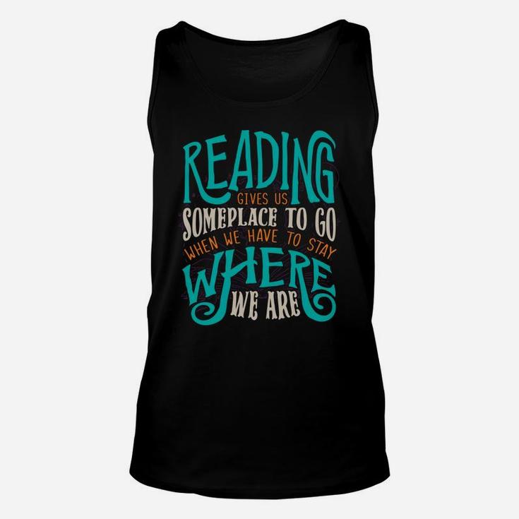 Book Lover Librarian Bookworm Reading Club Reading Unisex Tank Top