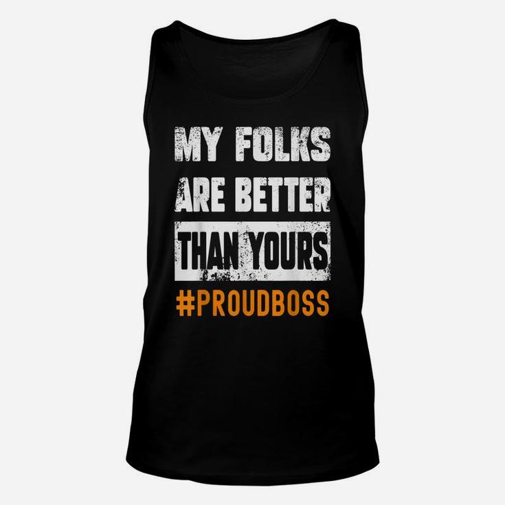 Boss Employees Appreciation Day Funny Quote Workplace Outfit Unisex Tank Top