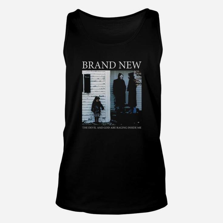 Brand New The Devil And God Are Raging Inside Me Unisex Tank Top