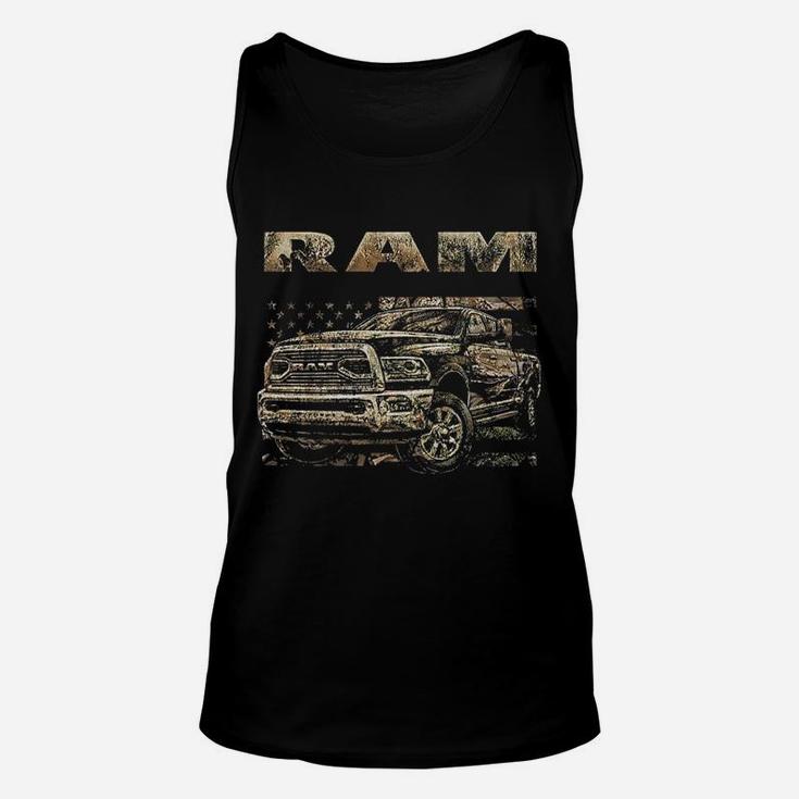 Buck Wear Ram 18 Camo Flag Unisex Tank Top