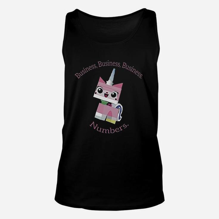 Business Numbers Unisex Tank Top