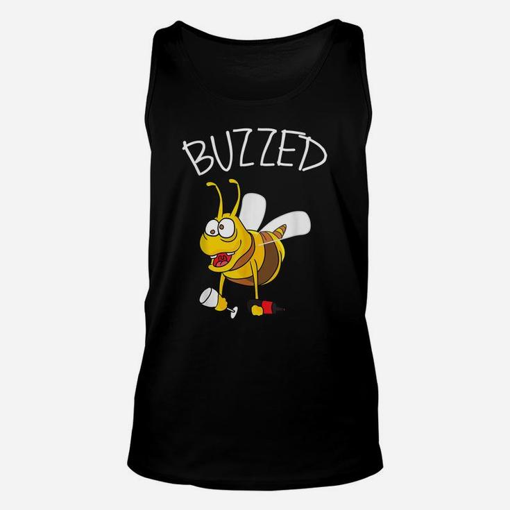Buzzed Bee  Buzzed Wine Drinking Shirt Beekeeper Gift Unisex Tank Top