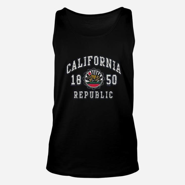 California Republic Bear State Flag Unisex Tank Top