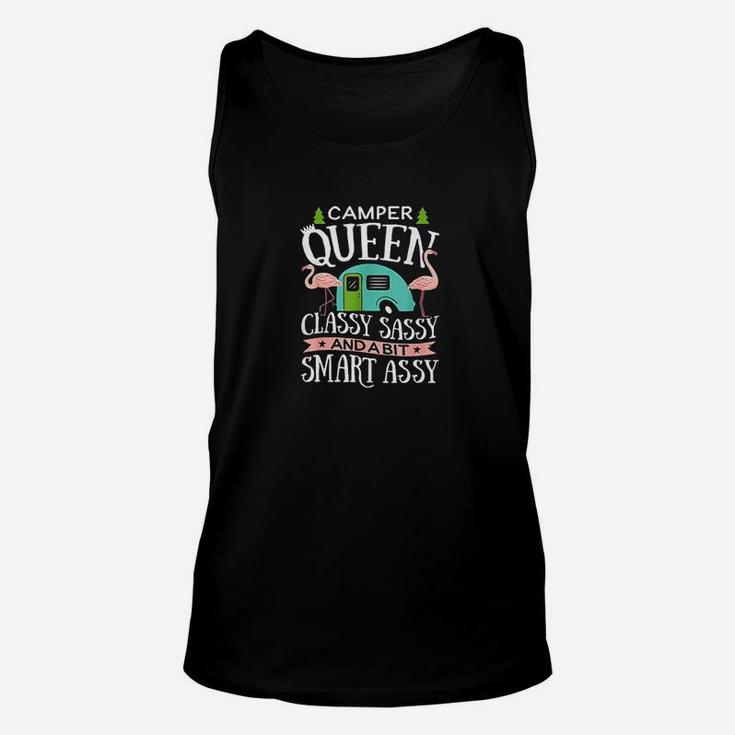 Camper Queen Classy Sassy Smart Assy Camping Unisex Tank Top