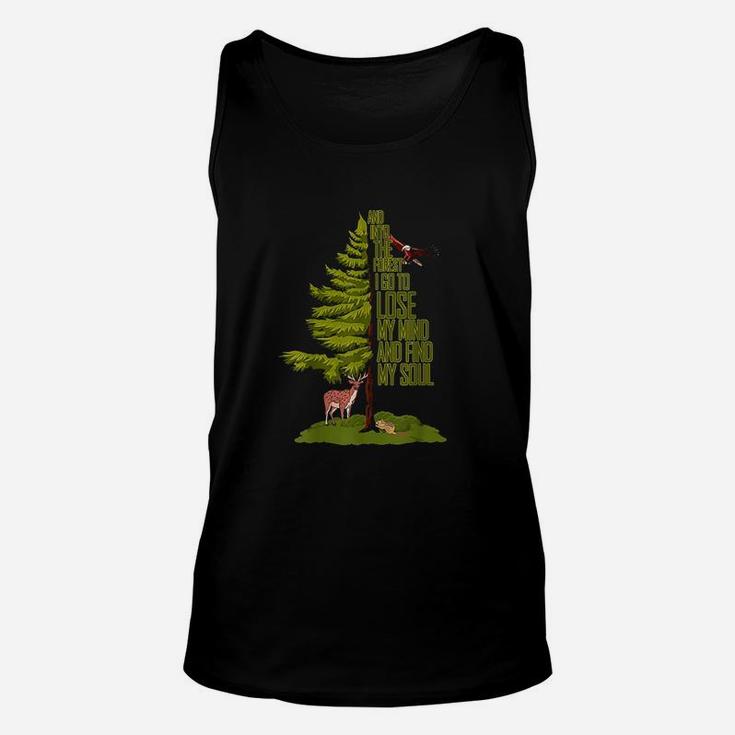 Camping Lover Nature Adventure And Into The Forest I Go Unisex Tank Top