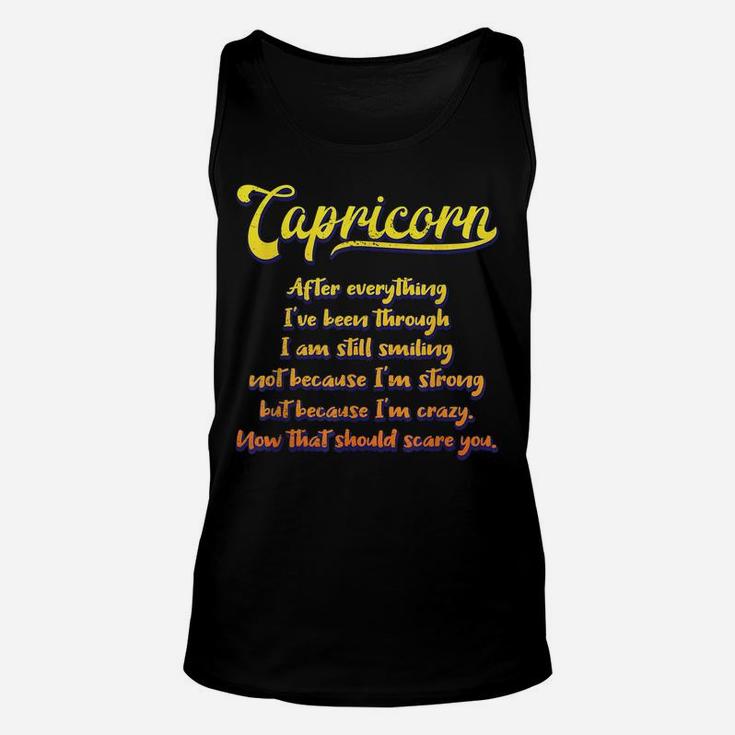 Capricorn Facts Astrology Quotes Zodiac Sign Birthday Unisex Tank Top
