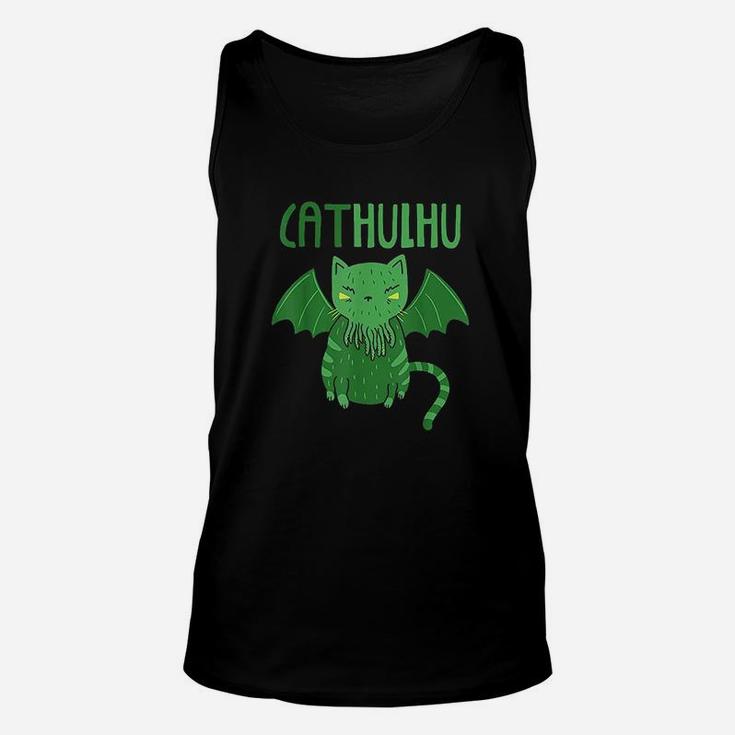Cathulhu Cat Cthulhu Funny Pun Graphic Unisex Tank Top