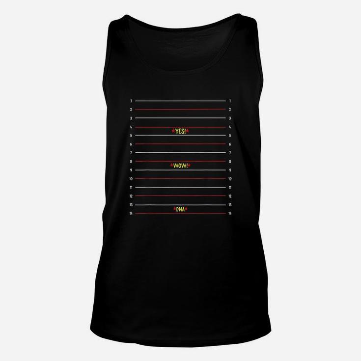 Chart Hair Length Check Women Gifts Funny Inches Measurement Unisex Tank Top