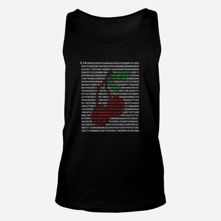 Cherry Pi Day 314 First 1000 Digits Unisex Tank Top