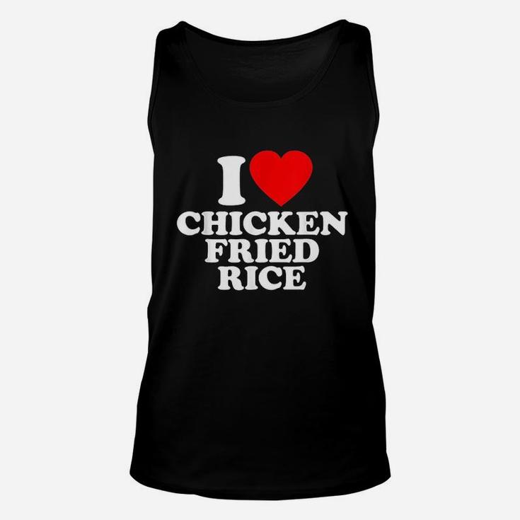 Chicken Fried Rice Love Heart Unisex Tank Top
