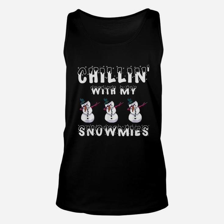 Chillin With My Snowmies Unisex Tank Top