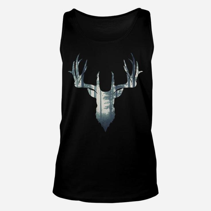 Christmas Deer Hunting | Forest Gift For Hunters Unisex Tank Top
