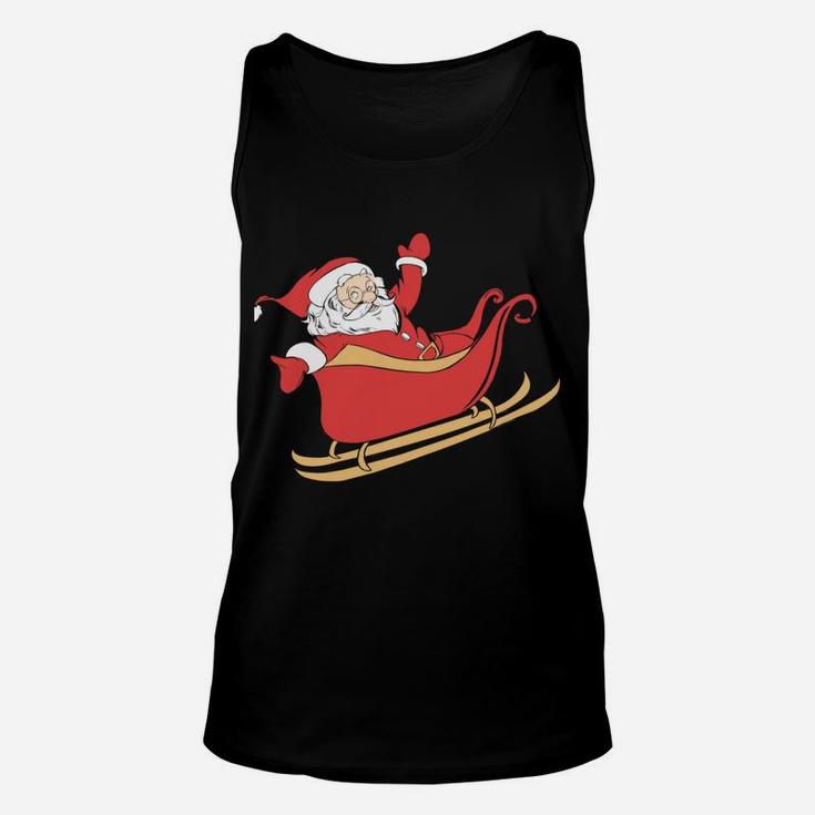 Christmas Santa Nothing For You Design Sweatshirt Unisex Tank Top
