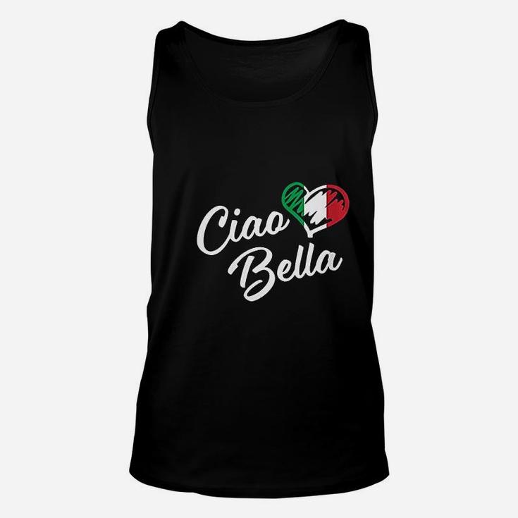 Ciao Bella  Italian Hello Beautiful Gift Unisex Tank Top
