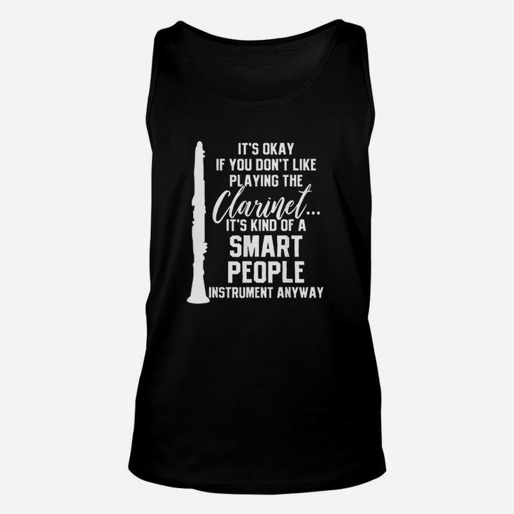 Clarinet Player Music Instrument Funny Gift Unisex Tank Top