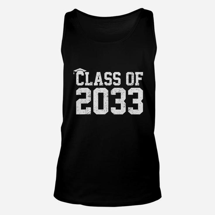 Class Of 2033 Grow With Me Graduation First Day Of School Unisex Tank Top