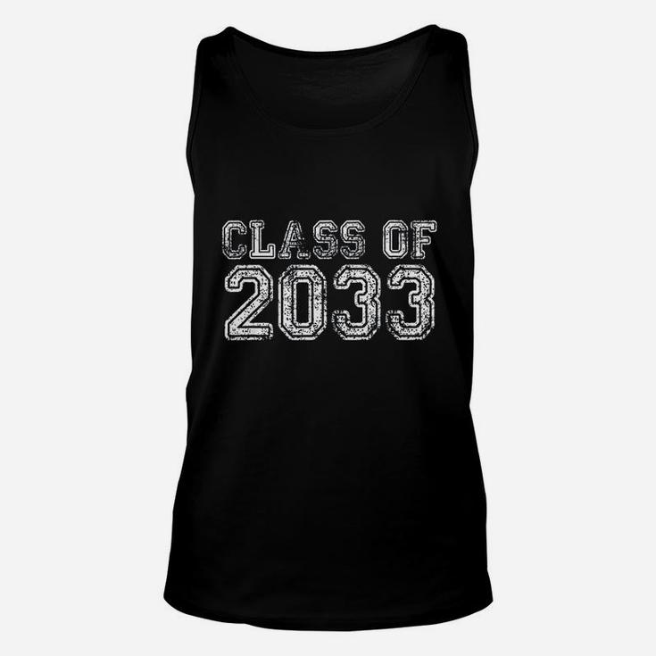 Class Of 2033 Grow With Me Graduation Year Unisex Tank Top