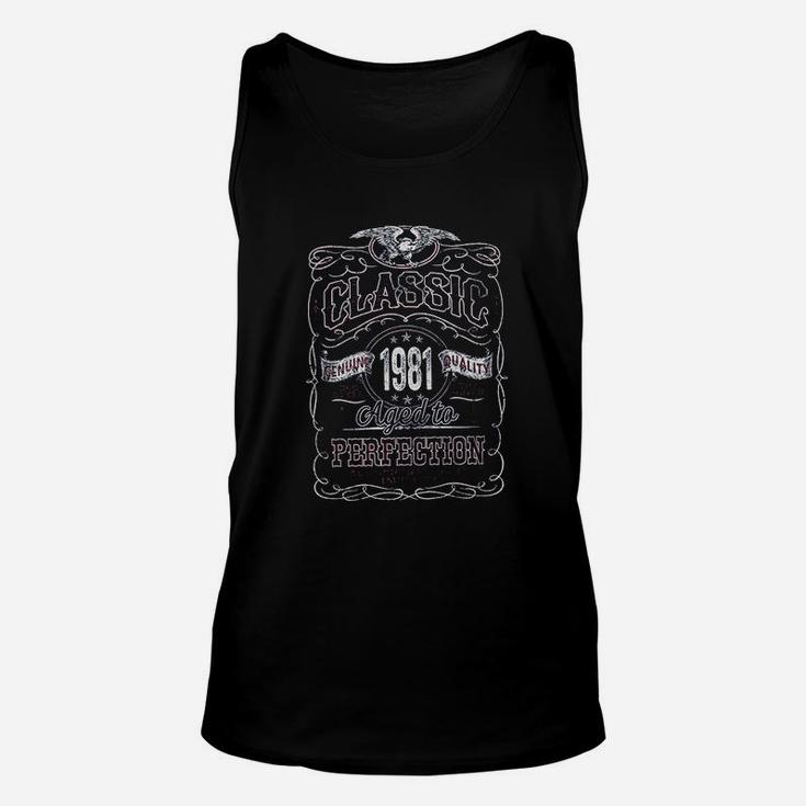 Classic 1981 Aged To Perfection Unisex Tank Top