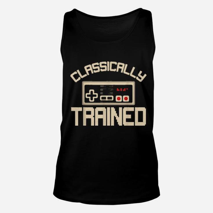 Classically Trained Video Game Retro Vintage Distressed Unisex Tank Top