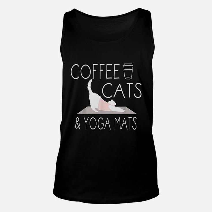 Coffee Cats  Yoga Mats Unisex Tank Top