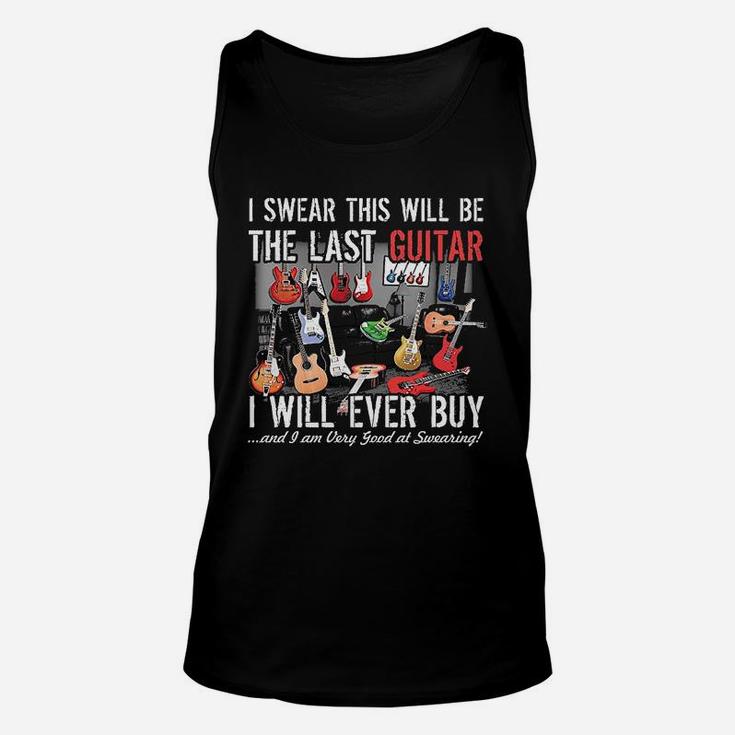 Collections Etc I Swear This Will Be The Last Guitar Funny Unisex Tank Top