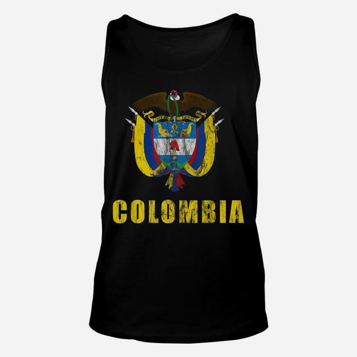 Colombia Gifts Soccer Cup Columbian Jersey Blue Unisex Tank Top