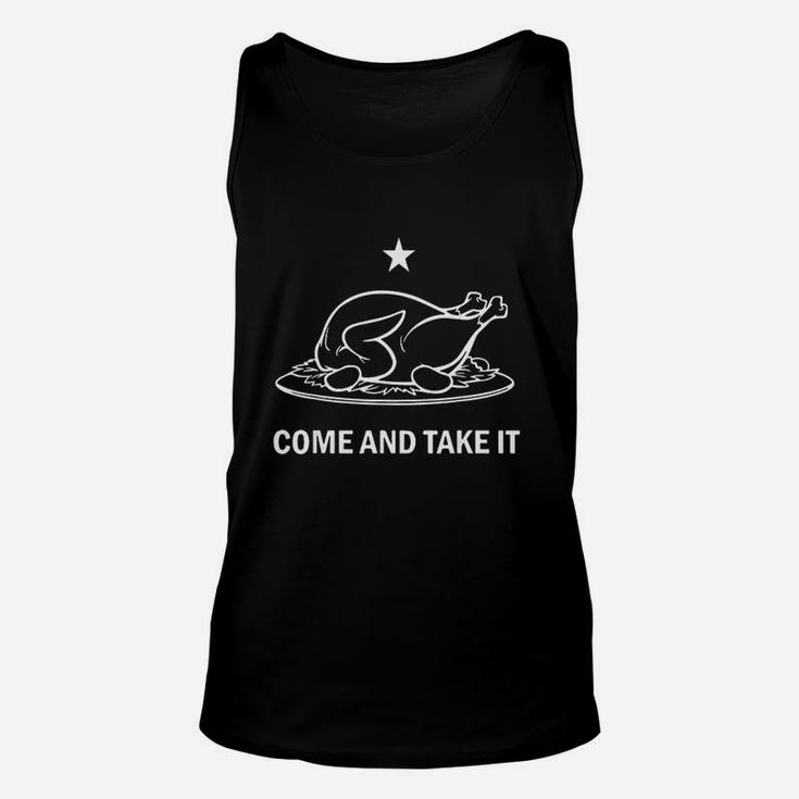 Come And Take It Thanksgiving Turkey Unisex Tank Top