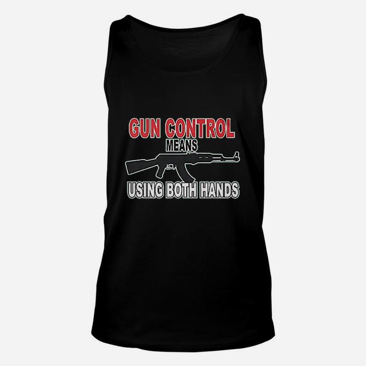 Control Means Using Both Hands Unisex Tank Top